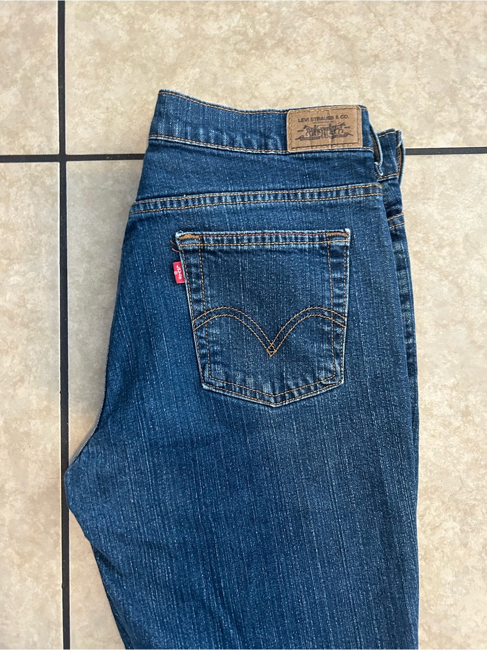 Levi's Slim Straight Indigo Blue Jeans (B1)